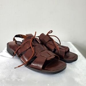 Vintage Brown Leather Sandals